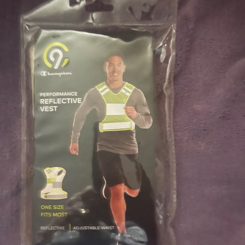 CHAMPION reflective vest , new never opened, one size fits most, adjustable